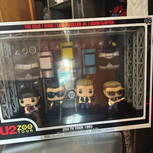 U2 Zoo TV Tour 1993 Funko Pop With Stage